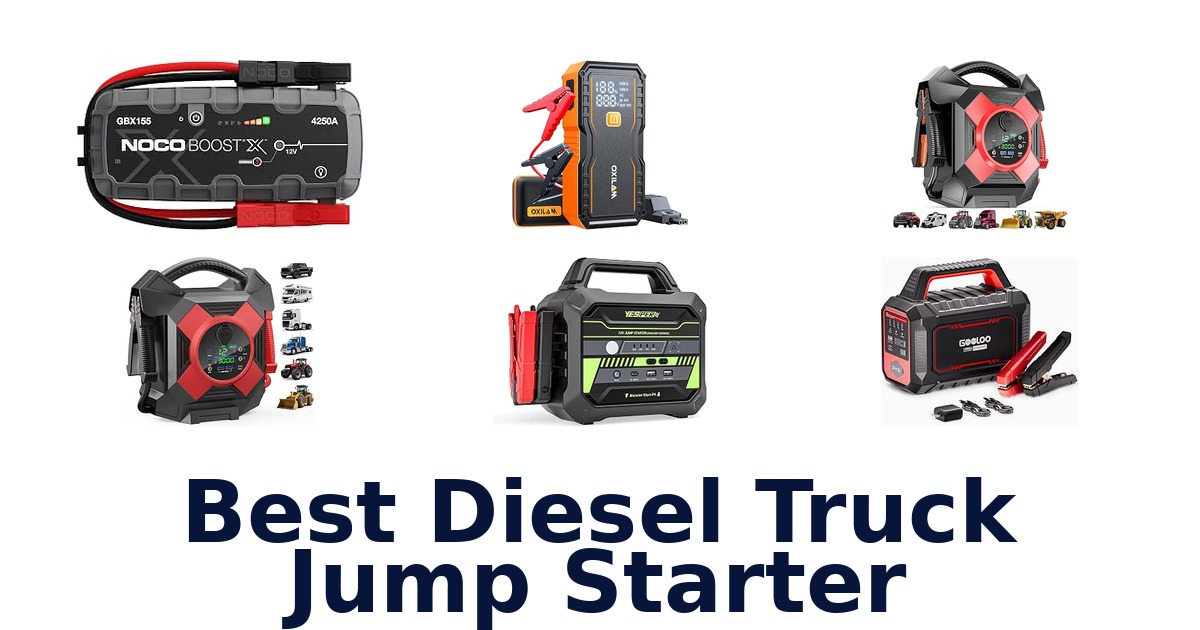 Best Diesel Truck Jump Starter