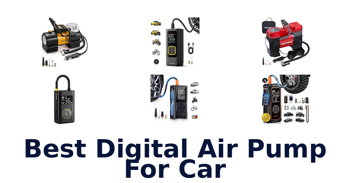 Best Digital Air Pump For Car