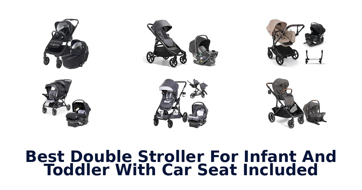 Best Double Stroller For Infant And Toddler With Car Seat Included