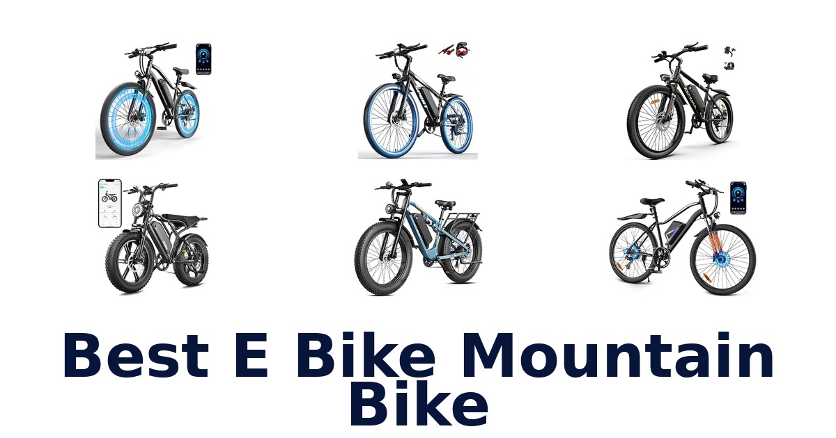 Best E Bike Mountain Bike