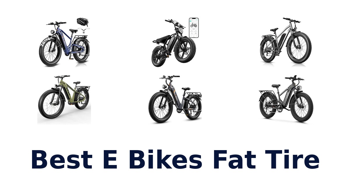 Best E Bikes Fat Tire