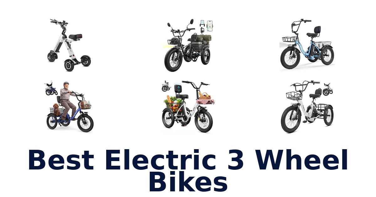 Best Electric 3 Wheel Bikes