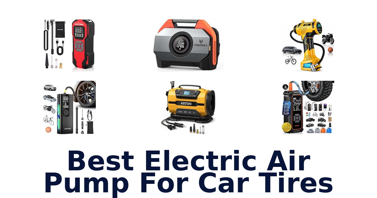 Best Electric Air Pump For Car Tires