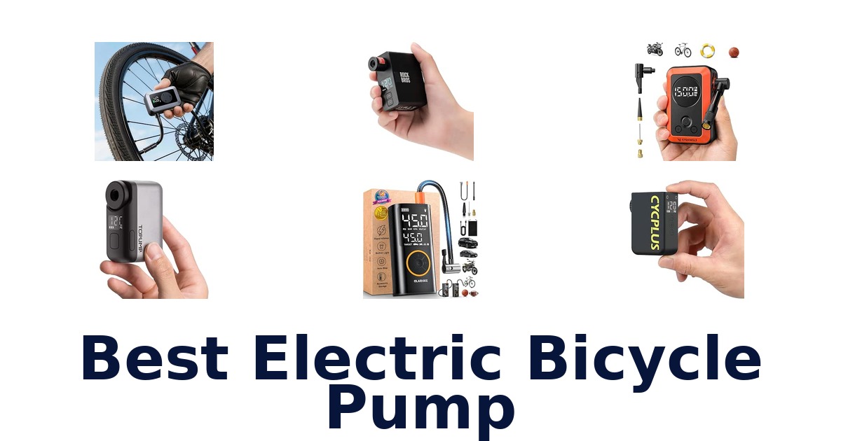 Best Electric Bicycle Pump