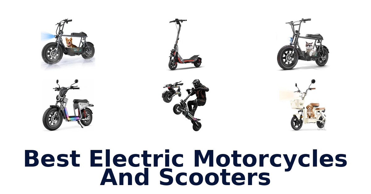 Best Electric Motorcycles And Scooters