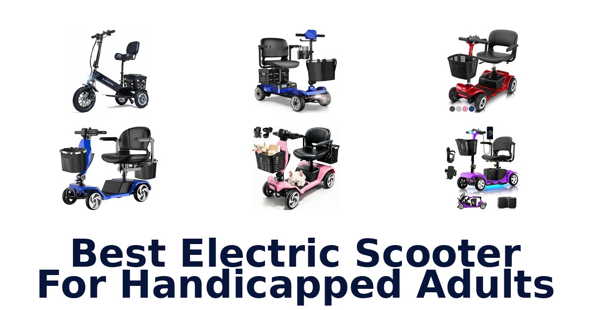 Best Electric Scooter For Handicapped Adults