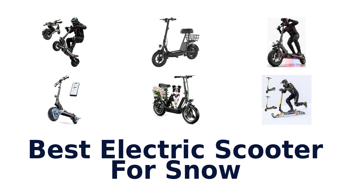 Best Electric Scooter For Snow