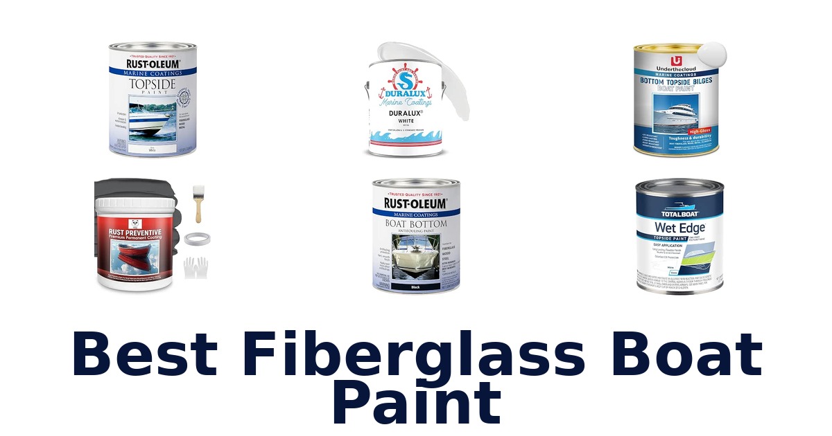 Best Fiberglass Boat Paint