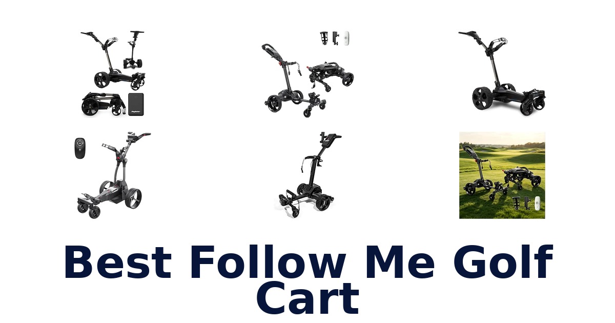 Best Follow Me Golf Cart