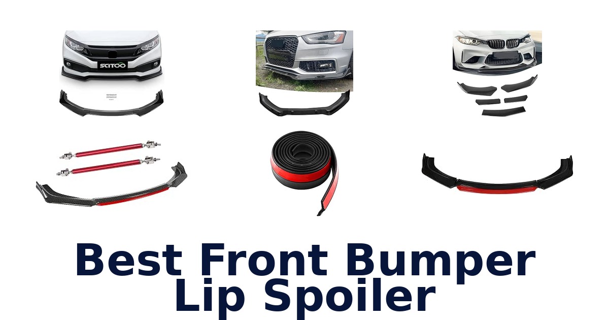 Best Front Bumper Lip Spoiler