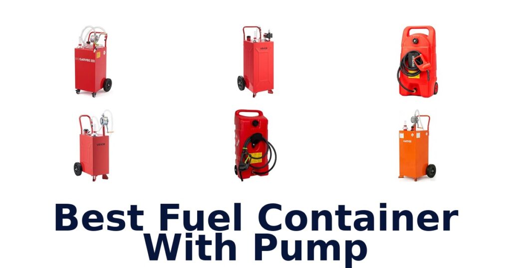 Best Fuel Container With Pump