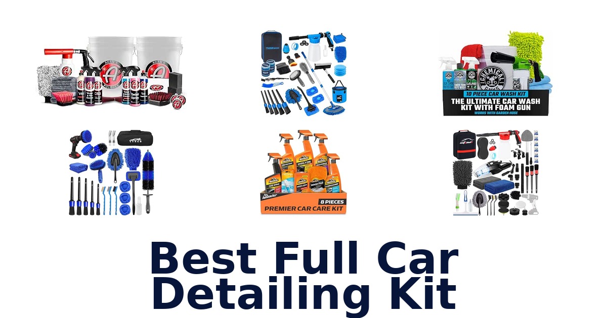 Best Full Car Detailing Kit