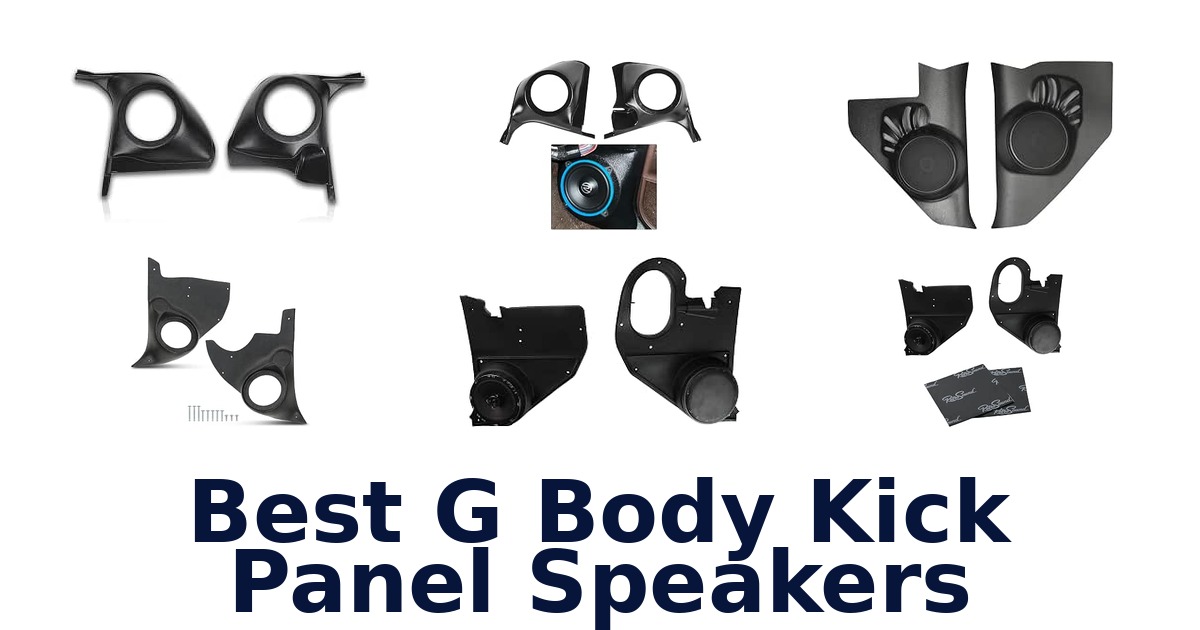 Best G Body Kick Panel Speakers