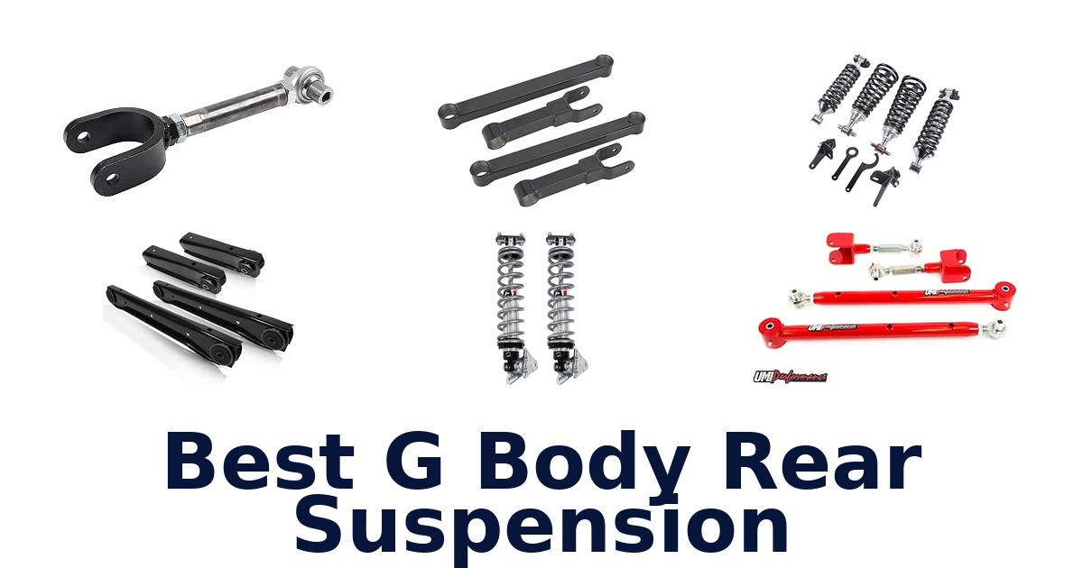 Best G Body Rear Suspension