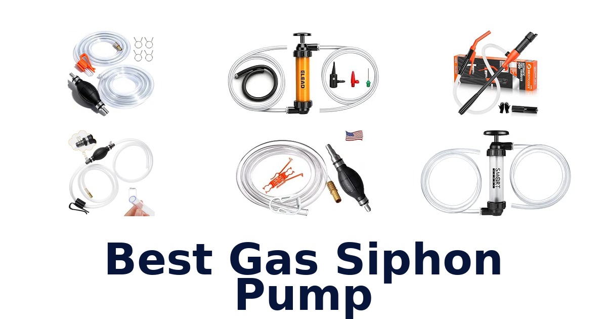 Best Gas Siphon Pump