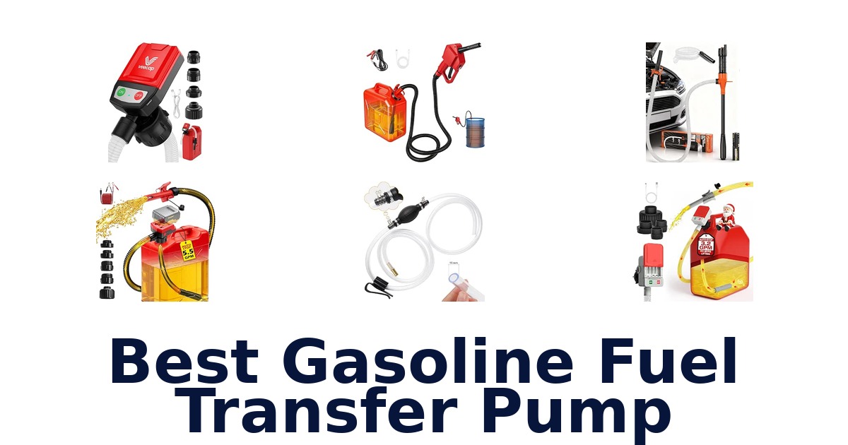 Best Gasoline Fuel Transfer Pump