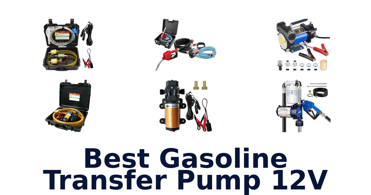 Best Gasoline Transfer Pump 12V