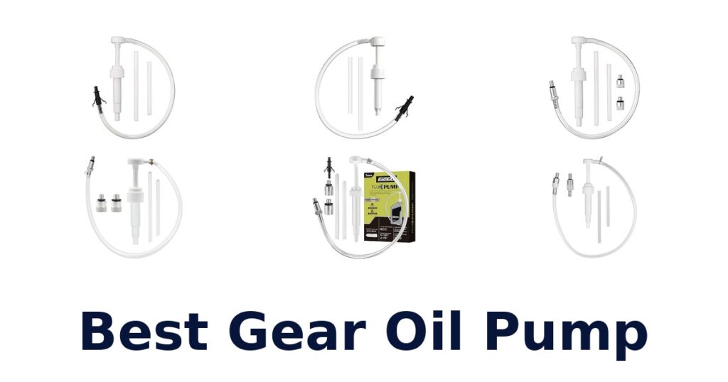 Best Gear Oil Pump