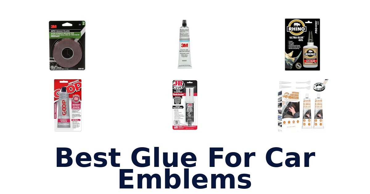 Best Glue For Car Emblems