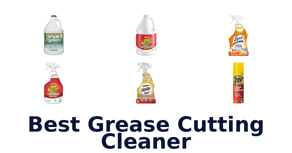 Best Grease Cutting Cleaner