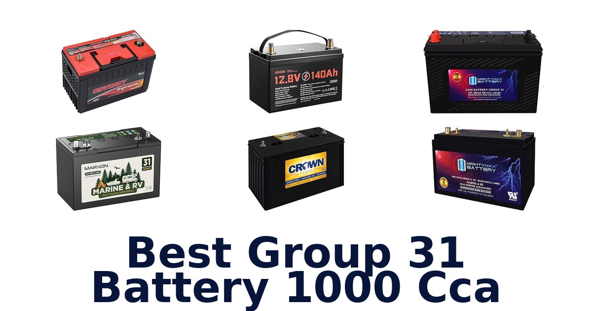 Best Group 31 Battery 1000 Cca