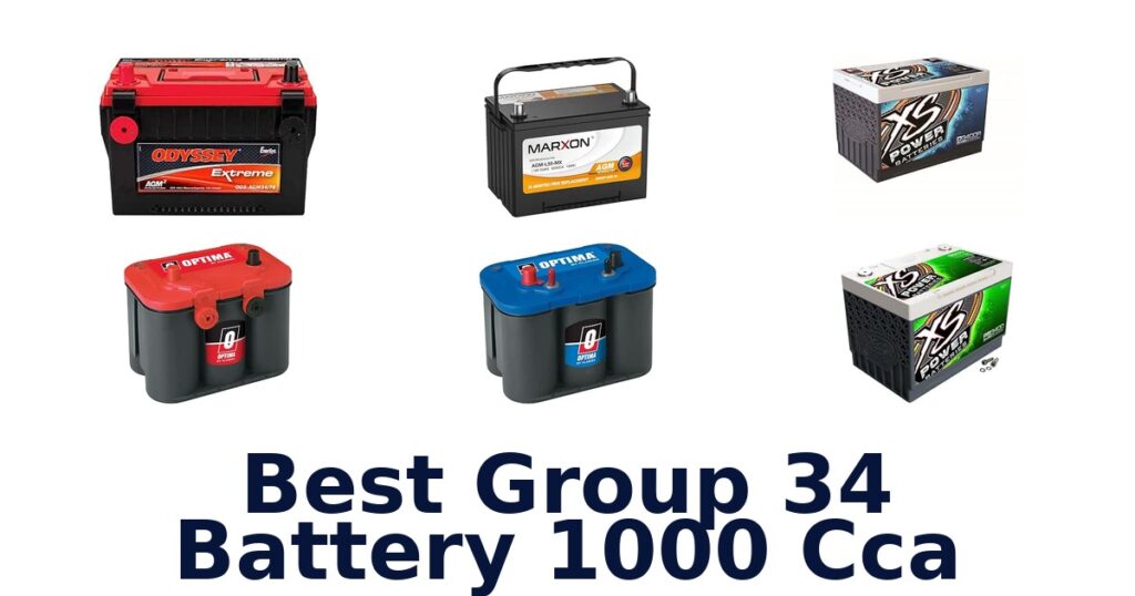 Best Group 34 Battery 1000 Cca