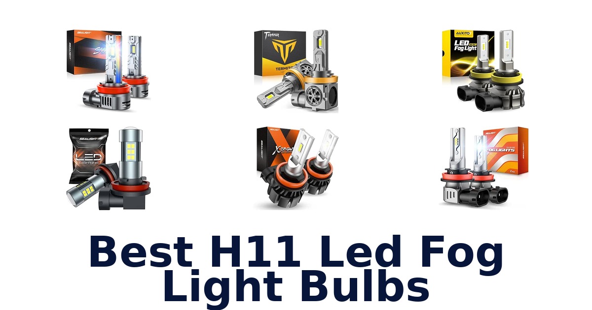Best H11 Led Fog Light Bulbs