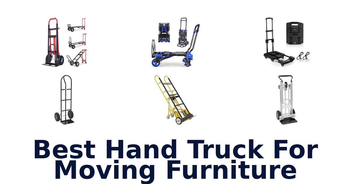 Best Hand Truck For Moving Furniture