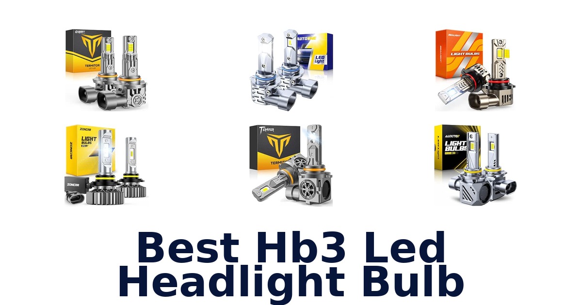 Best Hb3 Led Headlight Bulb