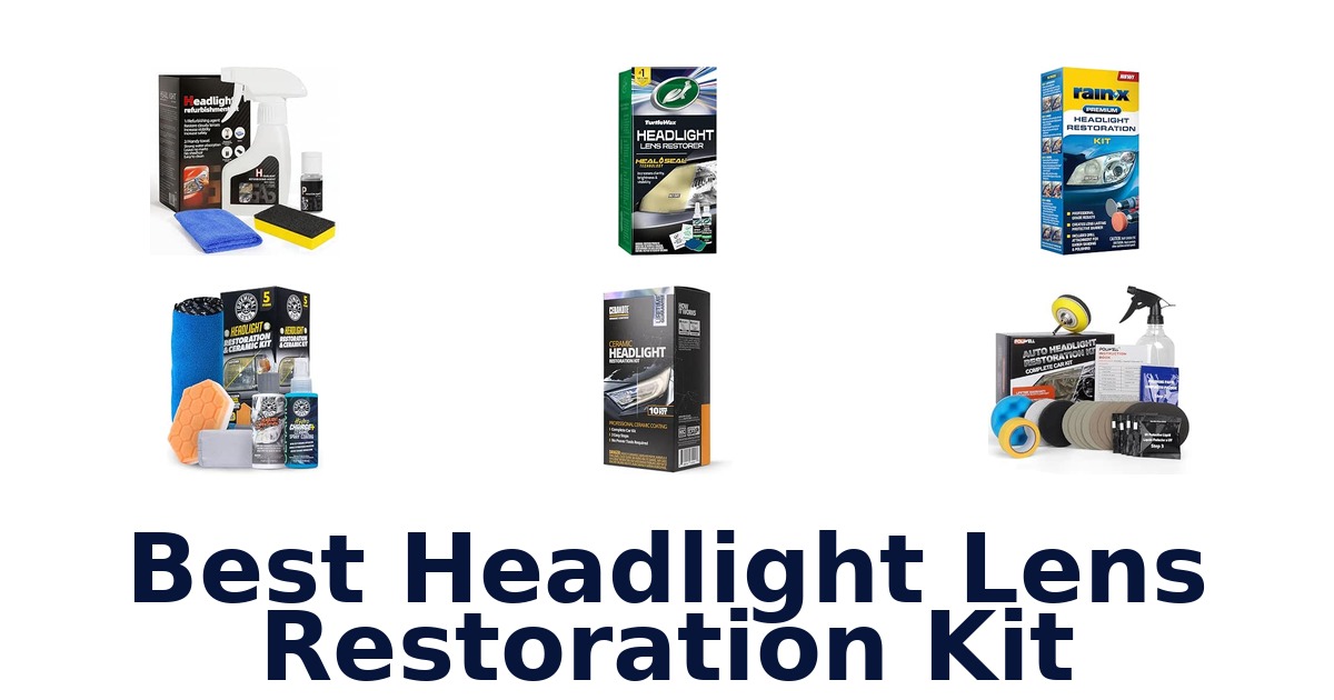Best Headlight Lens Restoration Kit