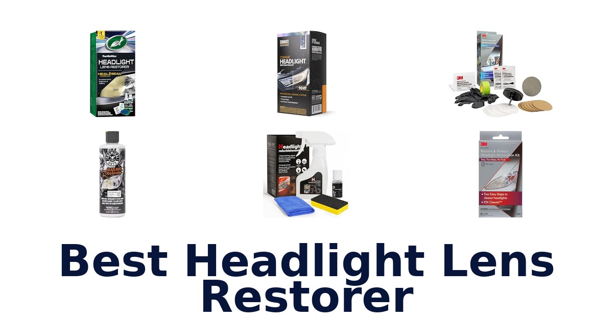 Best Headlight Lens Restorer