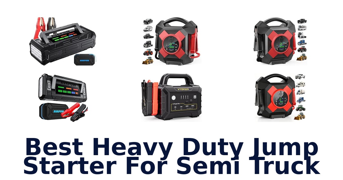 Best Heavy Duty Jump Starter For Semi Truck
