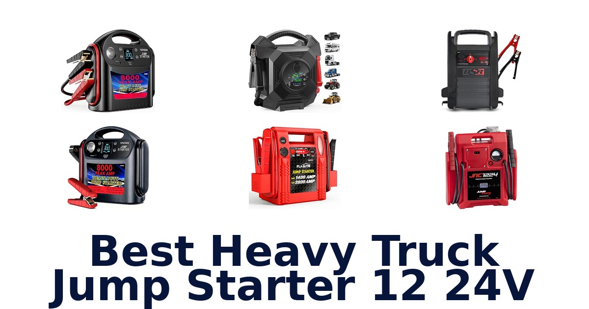 Best Heavy Truck Jump Starter 12 24V