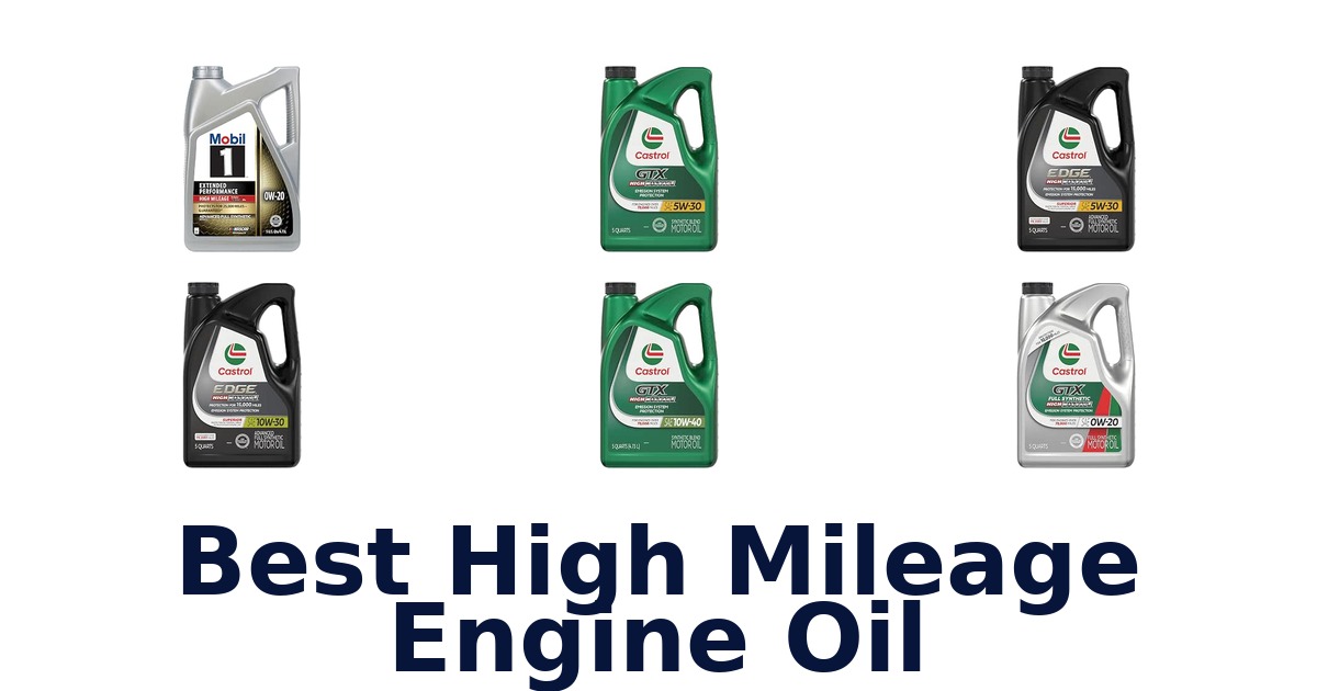 Best High Mileage Engine Oil
