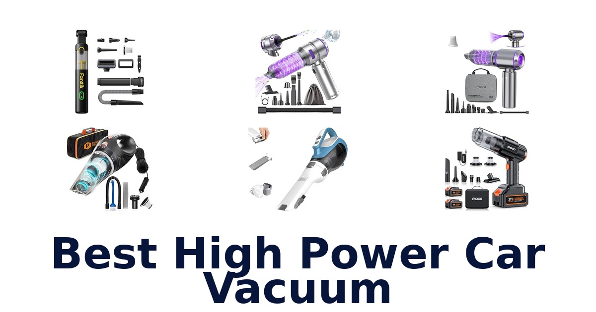 Best High Power Car Vacuum