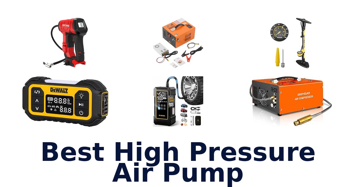Best High Pressure Air Pump