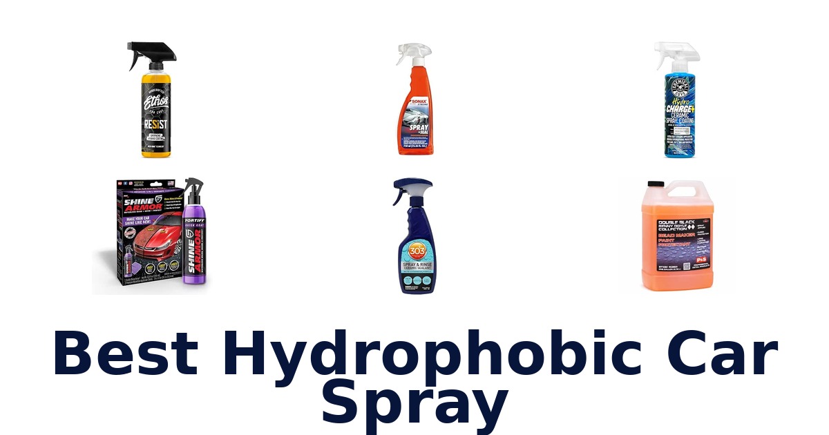 Best Hydrophobic Car Spray
