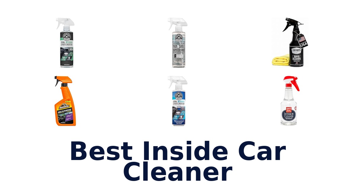 Best Inside Car Cleaner