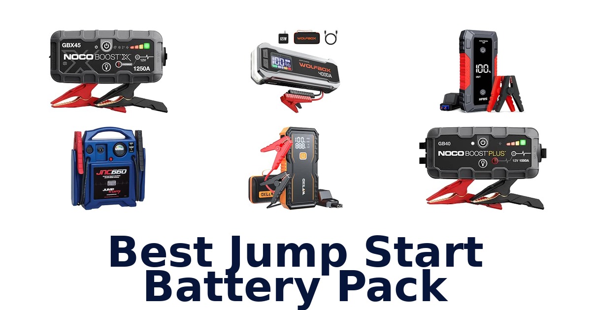 Best Jump Start Battery Pack