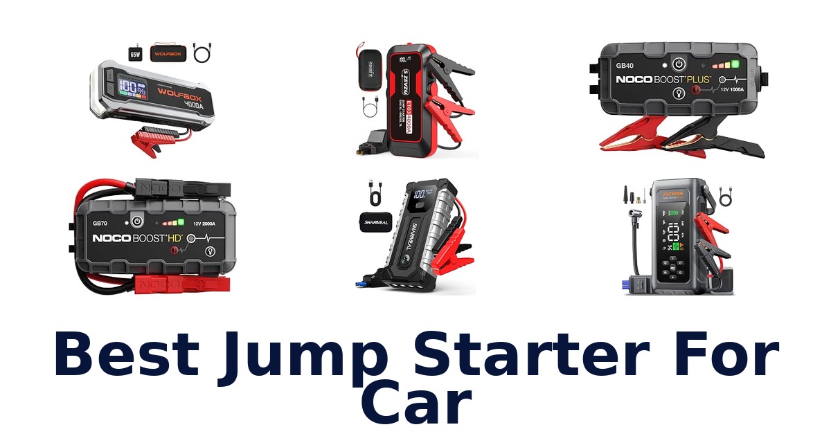 Best Jump Starter For Car