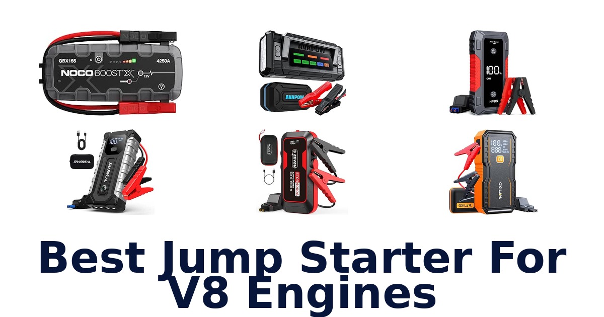 Best Jump Starter For V8 Engines