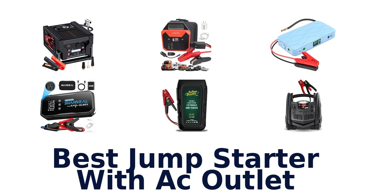 Best Jump Starter With Ac Outlet