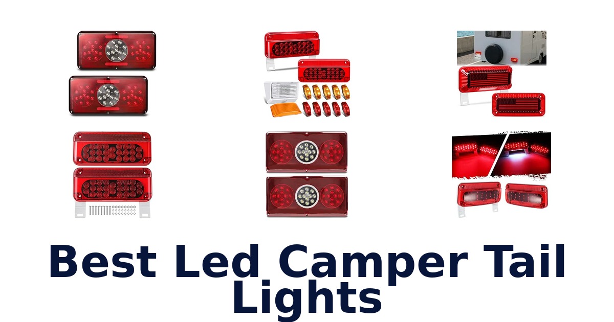 Best Led Camper Tail Lights