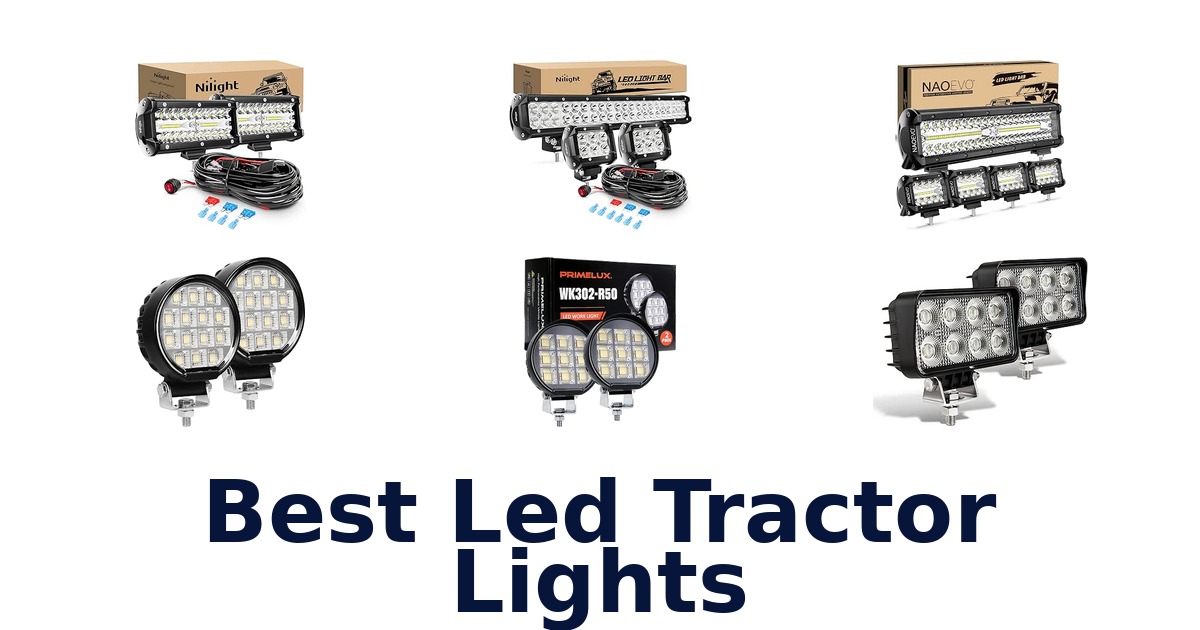 Best Led Tractor Lights