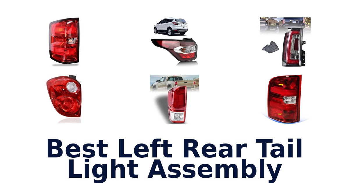 Best Left Rear Tail Light Assembly