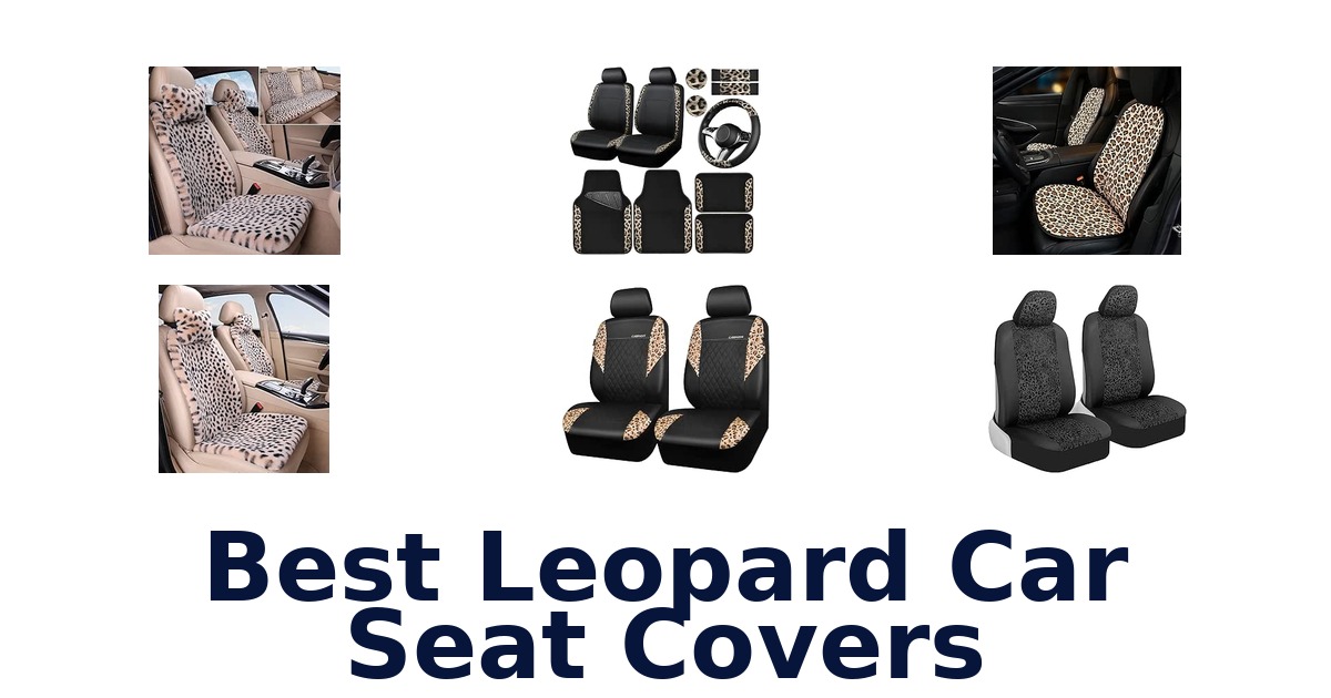 Best Leopard Car Seat Covers