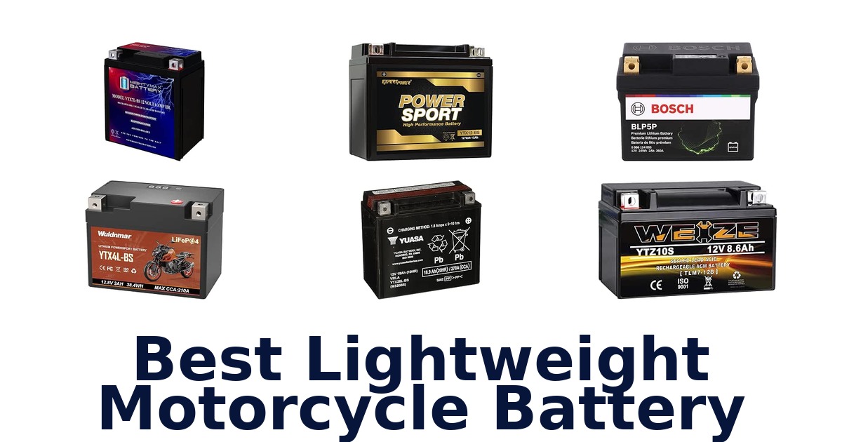Best Lightweight Motorcycle Battery