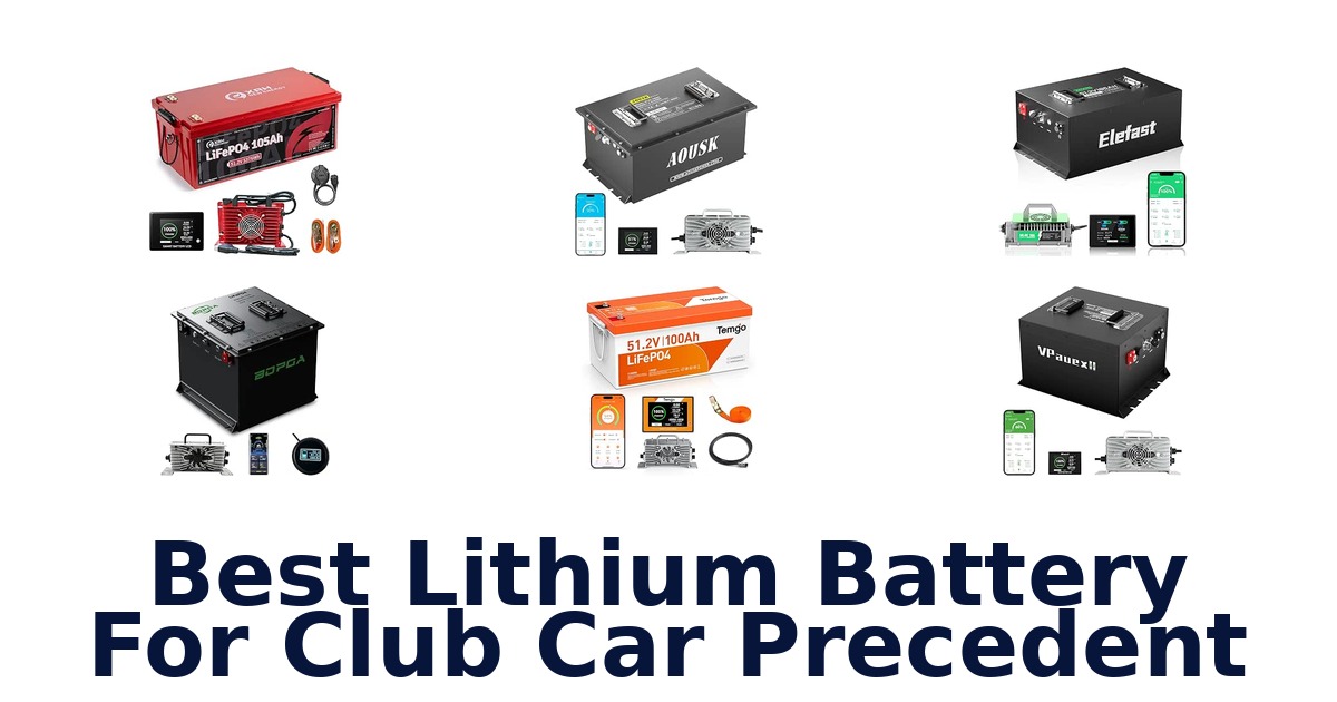 Best Lithium Battery For Club Car Precedent