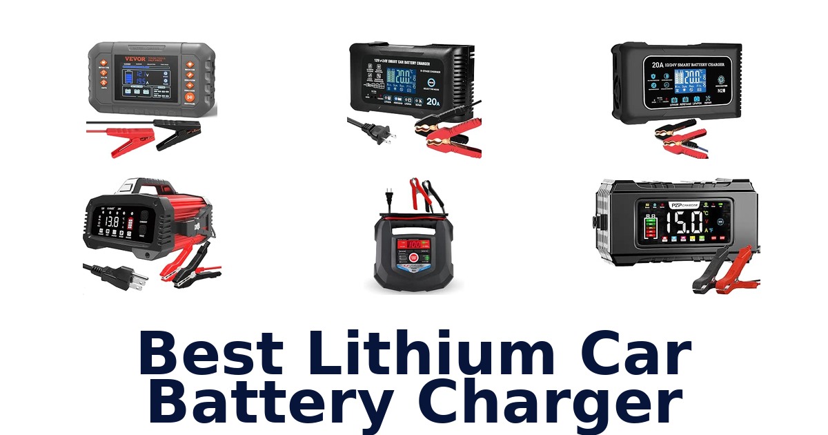 Best Lithium Car Battery Charger
