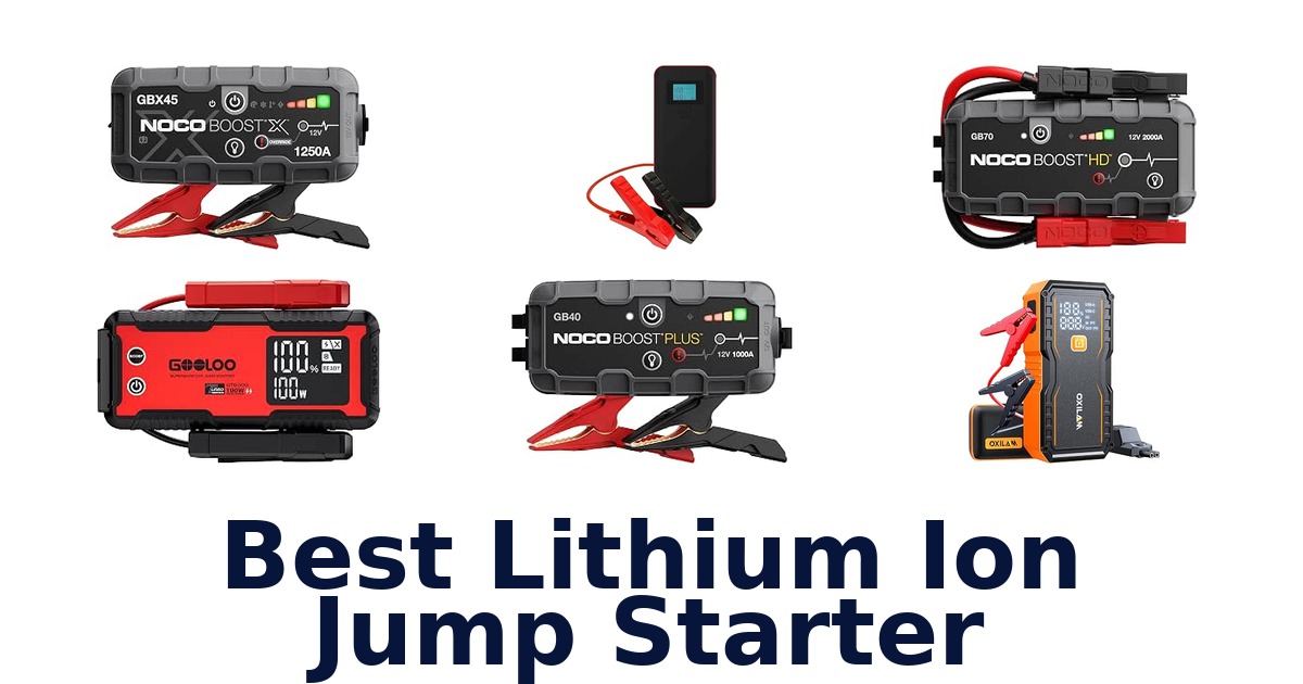 Best Lithium Ion Jump Starter